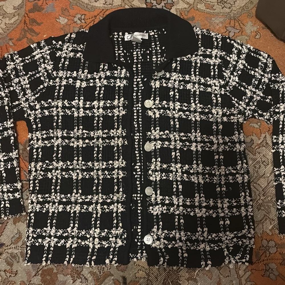 Check Cardigan
